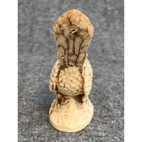 3 Ceramic Bird Figurine Floral Detail Ivory Toned Accent Home Decor Vtg - Picture 3 of 16